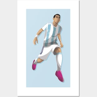 Angel Di Maria - Argentina Posters and Art